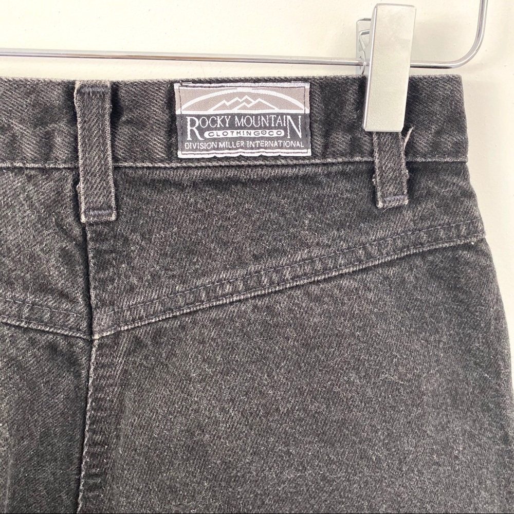 VINTAGE HIGH RISE Rocky Mountain Mom Jeans Black - Picture 4 of 8